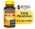 Melatonin 3mg with L-Theanine 200 mg Softgels; 60 Count Perspective: front