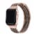 Infinity Bi-Color Rose Gold/Black Band for Apple Watch 1,2,3,4,5,6 & SE - Size 38mm/40mm Perspective: front