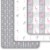 Pack N Play Sheets 3-Pack | Soft & Stretchy Jersey Cotton Fitted Mini Crib Sheet | Deer Perspective: front