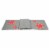 Christmas Snowflake Table Runner. Fabric Christmas Wool 77630 Perspective: front