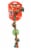 Mammoth® Flossy Chews® 11 in Extra 3 Knot Tug Dog Toy Perspective: front