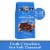 Ghirardelli® Dark Chocolate Sea Salt Caramel Squares Candy Pouch Perspective: front