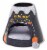 Touchcat Molten Lava Designer Triangular Cat Pet Kitty Bed House With Toy (Black,White) Perspective: front