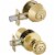 Ultra Howard Berger Polished Brass Deadbolt and Door Knob Combo 83969 Pack of 6 Perspective: front