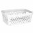 Glad Diamond Storage Basket - White Perspective: front