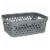 Glad Diamond Storage Basket - Grey Perspective: front