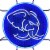 Neonetics Hellephant Hemi Mopar Neon Sign Hand Blown Real Glass Tubes - Blue and White Perspective: front