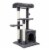 FX070 - Double Level Cat Tree - House Furniture Kittens Activity Tower Pet Play House Perspective: front