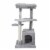 FX070 - Double Level Cat Tree - House Furniture Kittens Activity Tower Pet Play House Perspective: front