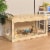 FX070 - Wooden Hamster Cage - Acrylic Hutch for Small Animals - Opening Top, Air Vents Perspective: front