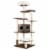 Hooya Imp.& Exp. - Wooden Multi-Layer Cat Tree with Scratch-Resistant Rope Perspective: front