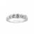 Elements Silver Plated Cubic Zirconia Ring- Size 8 Perspective: front