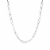 Elements Silver Plated 18 Inch Paperclip Chain Necklace Perspective: front
