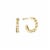 Elements 14K Gold Over Brass 16mm Twist Hoop Earrings Perspective: front