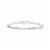 Elements Silver Plated Cubic Zirconia Tennis Bracelet Perspective: front