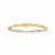Elements Gold Over Silver Cubic Zirconia Tennis Bracelet Perspective: front
