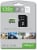PNY Elite MicroSDXC Memory Card with Adapter - Gray/Green Perspective: front