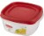 Rubbermaid Easy Find Lids Containers Red 1.2L (Pack of 20) Perspective: front