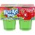 Jell-O Kool-Aid Gels Strawberry Kiwi Ready-to-Eat Gelatin Snacks (Pack of 4) Perspective: front