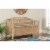 Linon Lottie Entryway Storage Bench in Washed Natural Perspective: front