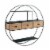 Nerissa Round Wall Decor With Three Drawers Perspective: front