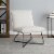 Linon, Kelvin Chair Sherpa Perspective: front