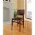 Linon Triena Set of 2 19 Pad Back Folding Chair in Merlot Perspective: front