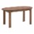 Adirondack Patio Coffee Table in Teak - Linon Perspective: front