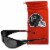 Atlanta Falcons Wrap Sunglass and Bag Set Perspective: front
