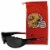 San Francisco 49ers Wrap Sunglass and Bag Set Perspective: front