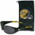 Green Bay Packers Wrap Sunglass and Bag Set Perspective: front