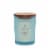 Chesapeake Bay Candle Mind and Body® Reflection and Clarity Jar Candle - Frosted Blue Perspective: front