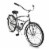 TRACER Taha 26 Inch Beach Cruiser 7 Speed Steel Frame Men's Bicycle, Matte Grey Perspective: front