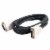 2m DVI-I M/M Dual Link Digital/Analog Video Cable (6.5ft) - Black Perspective: front