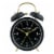 La Crosse Clock Company Twin Bell Alarm Clock - Black Perspective: front
