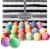 Bath Bombs Gift Set for Women and Men. 24 Luxury Bath Bombs Individually Wrapped Bulk Box. Perspective: front