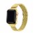 Infinity Skinny Gold Stainless Steel Band for Apple Watch 1,2,3,4,5,6 & SE - Size 42mm/44mm Perspective: front