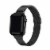 Infinity Skinny Black Stainless Steel Band for Apple Watch 1,2,3,4,5,6 & SE - Size 42mm/44mm Perspective: front