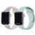 2-Pack of Silicone Bands for Apple Watch Series 1,2,3,4,5,6 & SE - Size 42mm/44mm Perspective: front