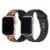 2-Pack of Silicone Bands for Apple Watch Series 1,2,3,4,5,6 & SE - Size 42mm/44mm Perspective: front