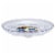 Curtis Wagner Plastics DS-600 Plastic Carpet Saver Heavy Footed Plant Saucer Perspective: front