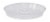 CURTIS WAGNER PLASTICS Vinyl Plant Saucer - Clear Perspective: front