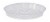 Curtis Wagner Plastics 6-Inch Vinyl Plant Saucer - Clear Perspective: front