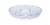 Curtis Wagner Plastics Vinyl Plant Saucer - Clear Perspective: front