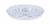 Curtis Wagner Plastics Vinyl Plant Saucer - Clear Perspective: front