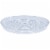 Curtis Wagner Plastics Vinyl Plant Saucer - Clear Perspective: front