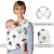 Baby K'tan Pre-Wrapped Ready To Wear Baby Carrier: Dandelion Print XS Perspective: front