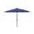 WestinTrends 9 ft. Patio Solar Power LED Lights Market Umbrella, Navy Blue Perspective: front