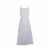 Design Imports 7478A White Bib Apron Perspective: front