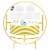 LANGXUN Gold Metal Balloon Decoration Arch Kit for Wedding and Birthday Party Perspective: front